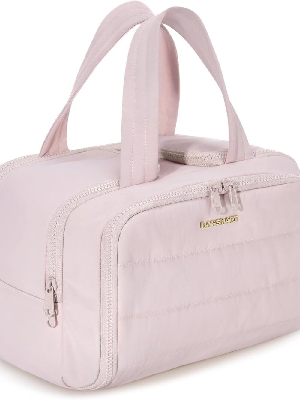 Travel Toiletry Bag, Crush Toiletry Bag for Women, Wide-open Puffy Toiletry Bags